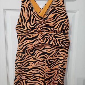 Zebra Print Athletic Set